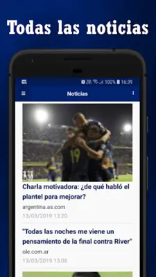 Somos Boca - Noticias del Boca android App screenshot 7